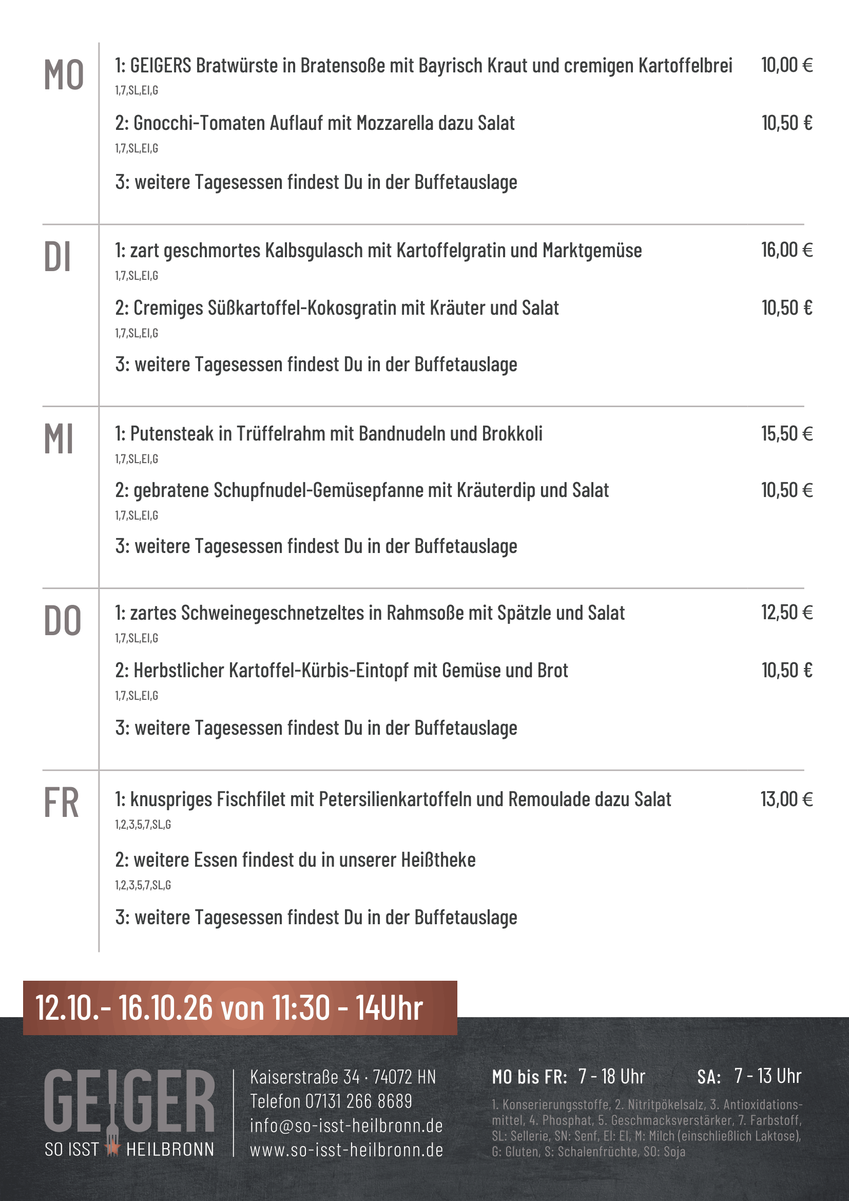 MITTAGSTISCH Heilbronn