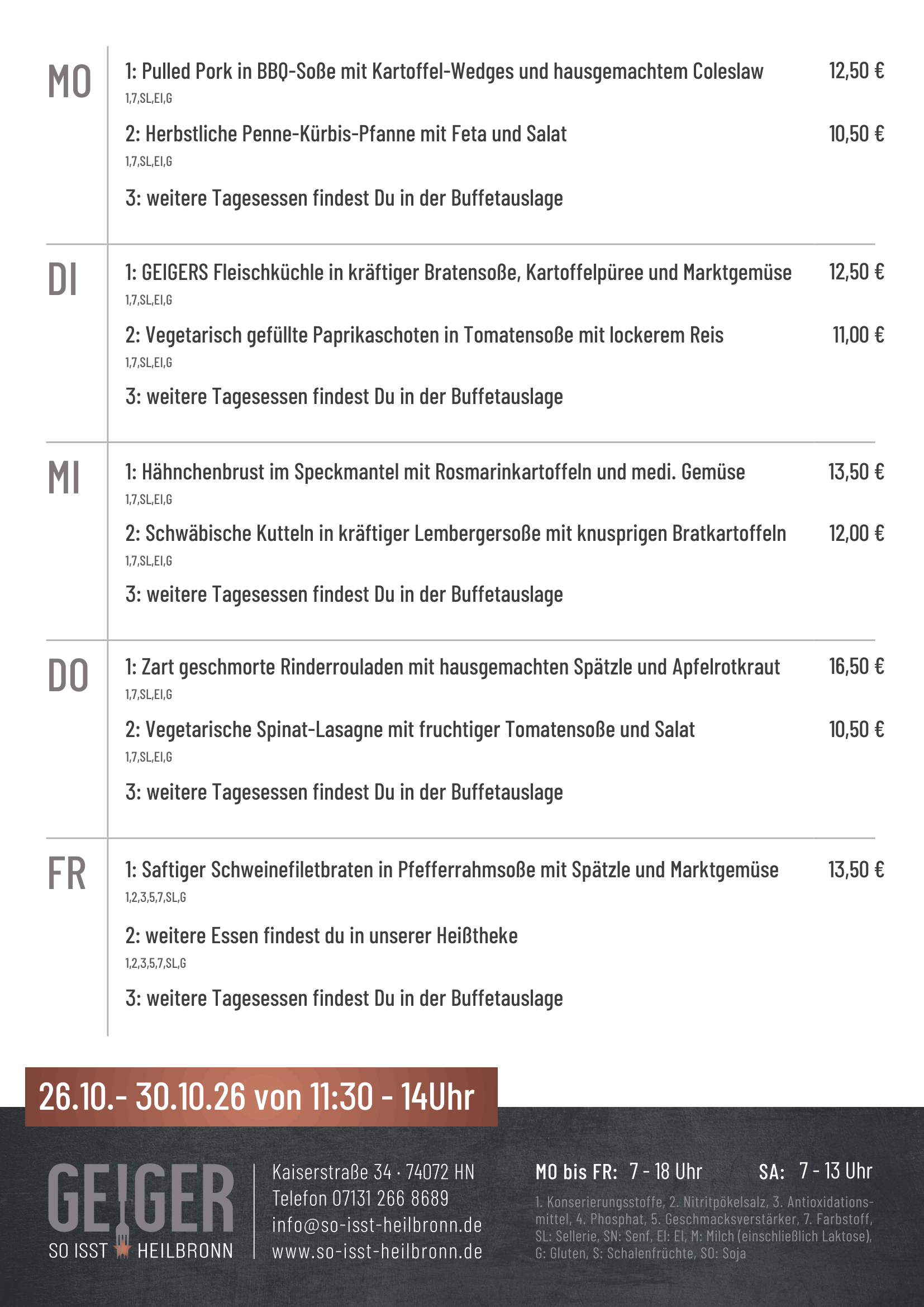 MITTAGSTISCH Heilbronn